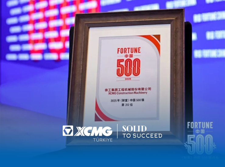 XCMG, 2025 Fortune China 500 Zirvesi’ne Katıldı