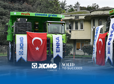 XCMG Türkiye ve ENKA Pazarlama'dan Nuh Çimento'ya Elektrikli Maden Kamyonu Teslimatı